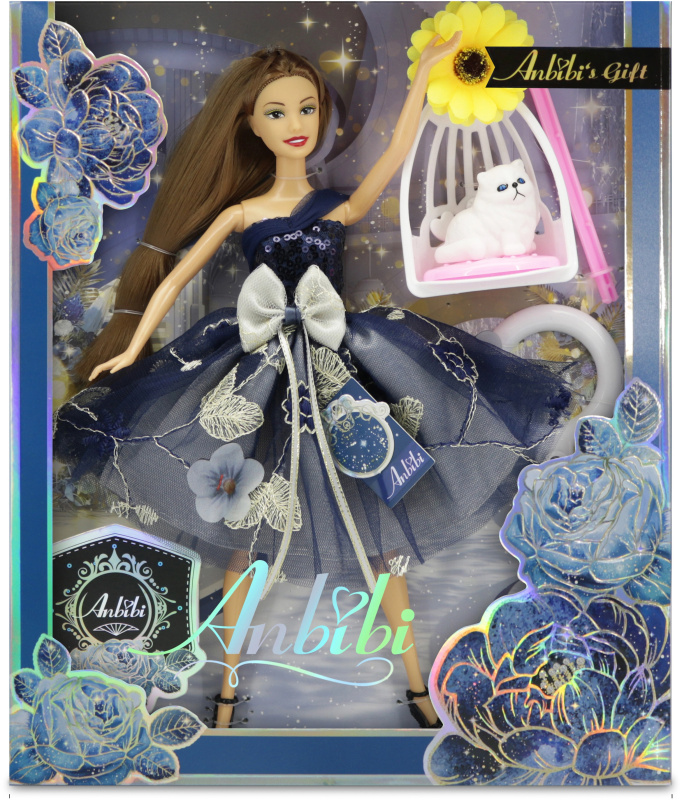 Anbibi Květinová panenka Anetka 28cm