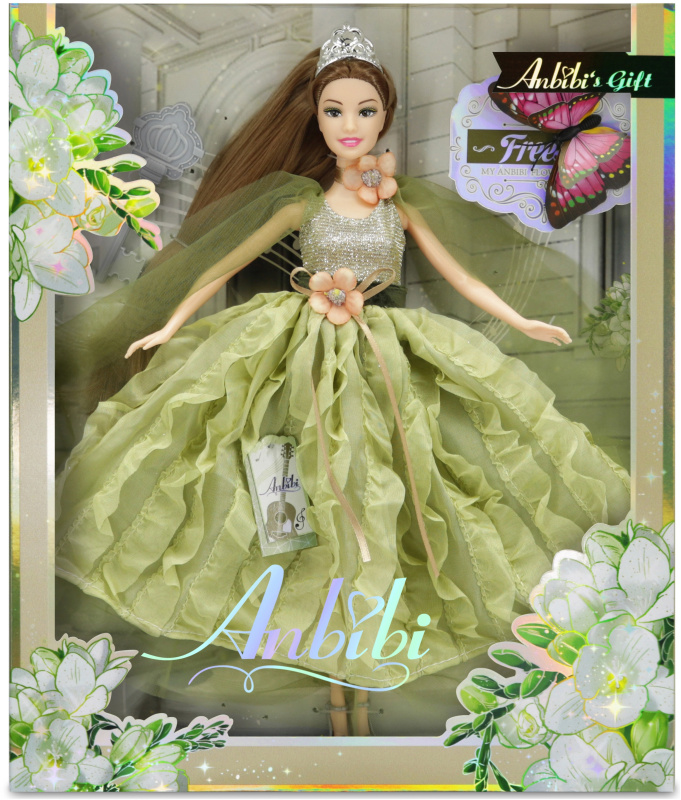 Anbibi Květinová panenka Lenička 28cm