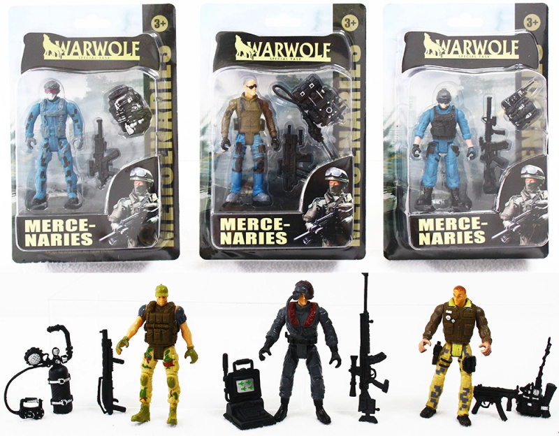 Akční figurka vojáka 10 cm, série 2 (více druhů)