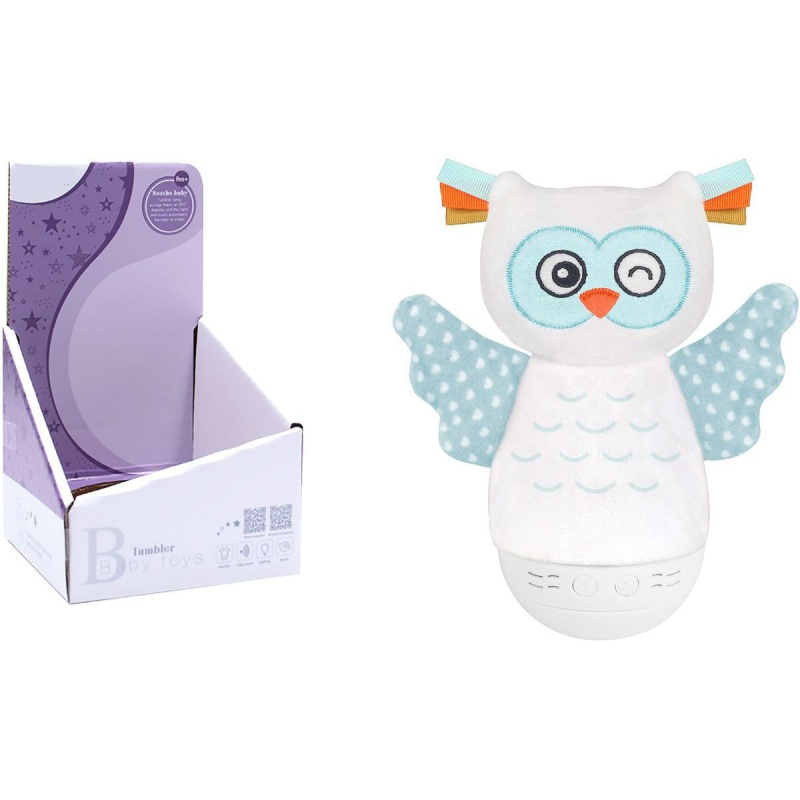 USÍNÁČEK s osvětlením a hudbou SOVA