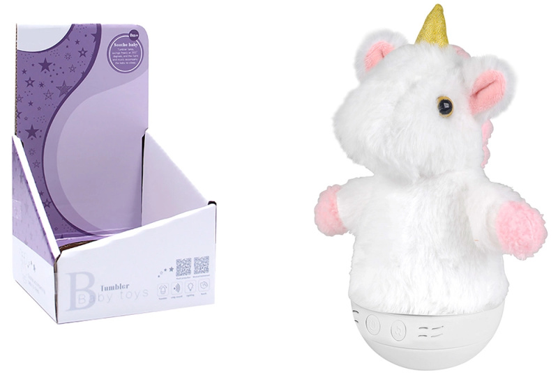 USÍNÁČEK s osvětlením a hudbou JEDNOROŽEC