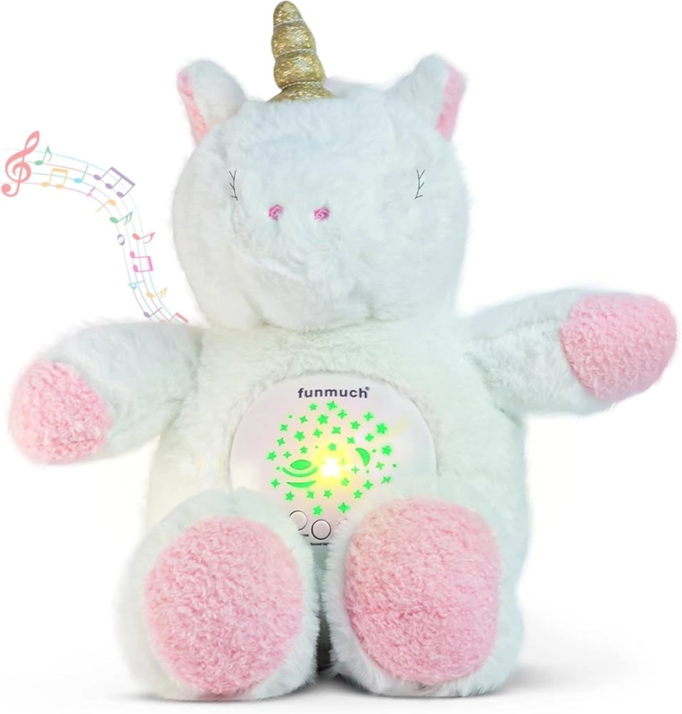 USÍNÁČEK 2v1 Projektor s osvětlením a hudbou JEDNOROŽEC