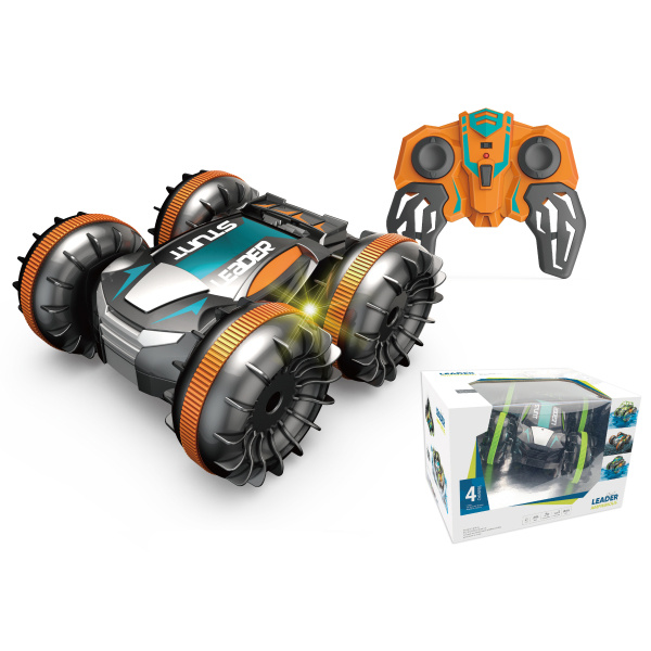 R/C 1:18 Obojživelné auto - oranžové