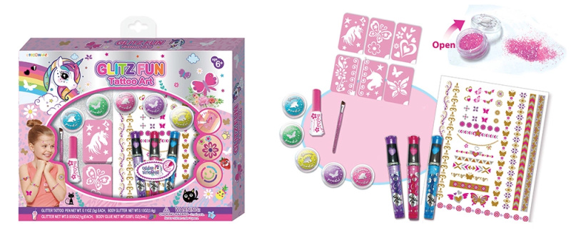 Velká sada tetování na tělo Gliz Fun