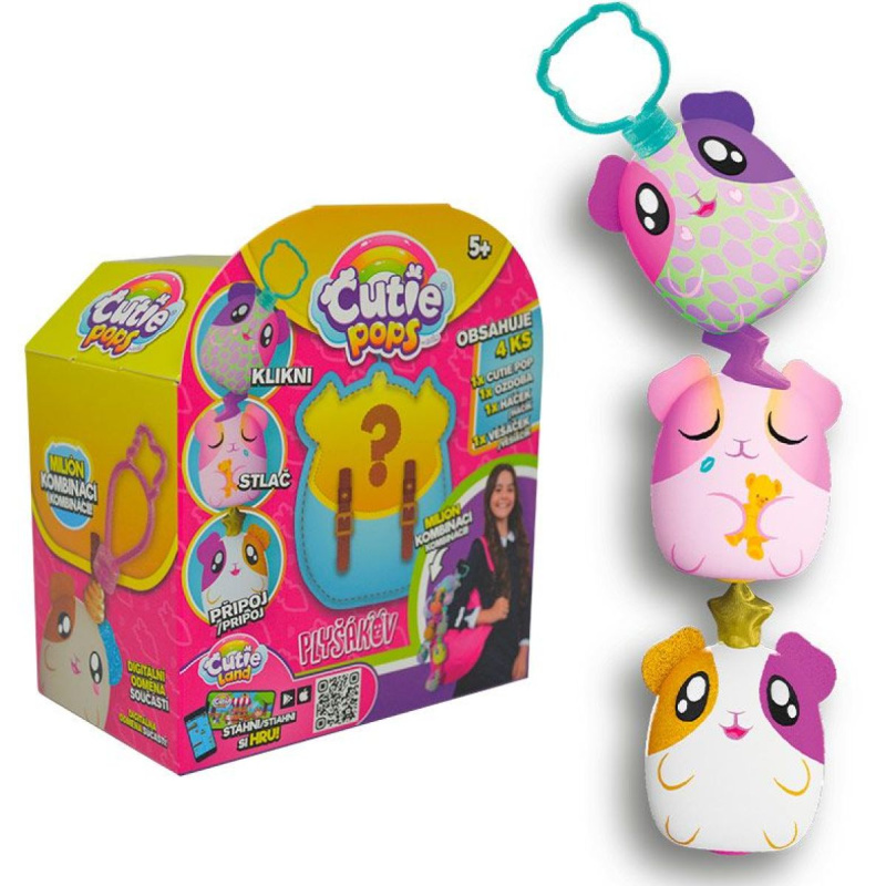 CUTIE POPS Mini plyš s překvapením