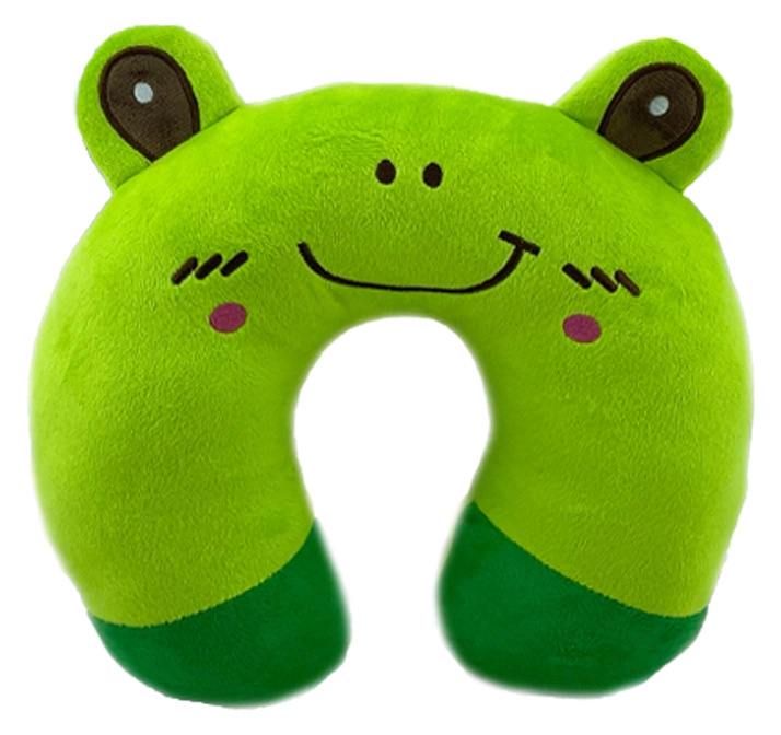 Plyšový záhlavník - Žabka
