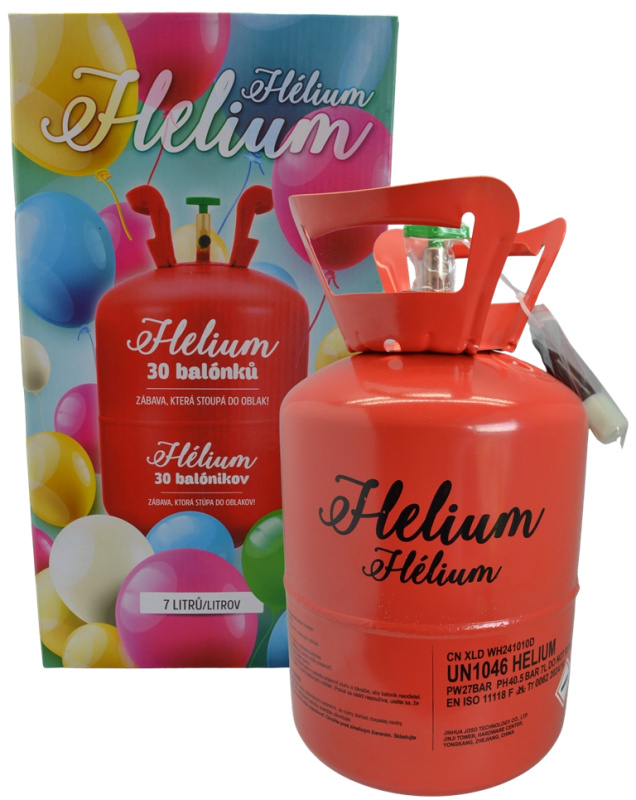 Helium na 30 balónků