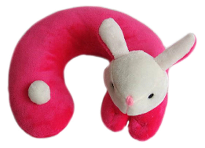 Plyšový záhlavník - Zajíc 3D
