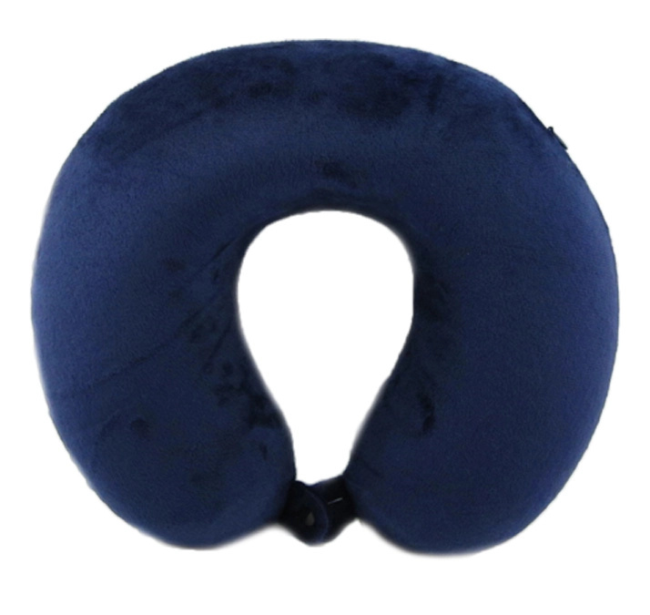 Záhlavník z mikrovlákna s paměťovou pěnou - modrý