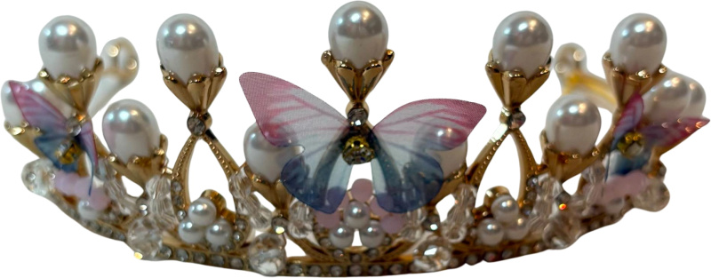 PINK - Čelenka Butterfly Crown