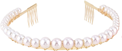 PINK - Čelenka s perlami