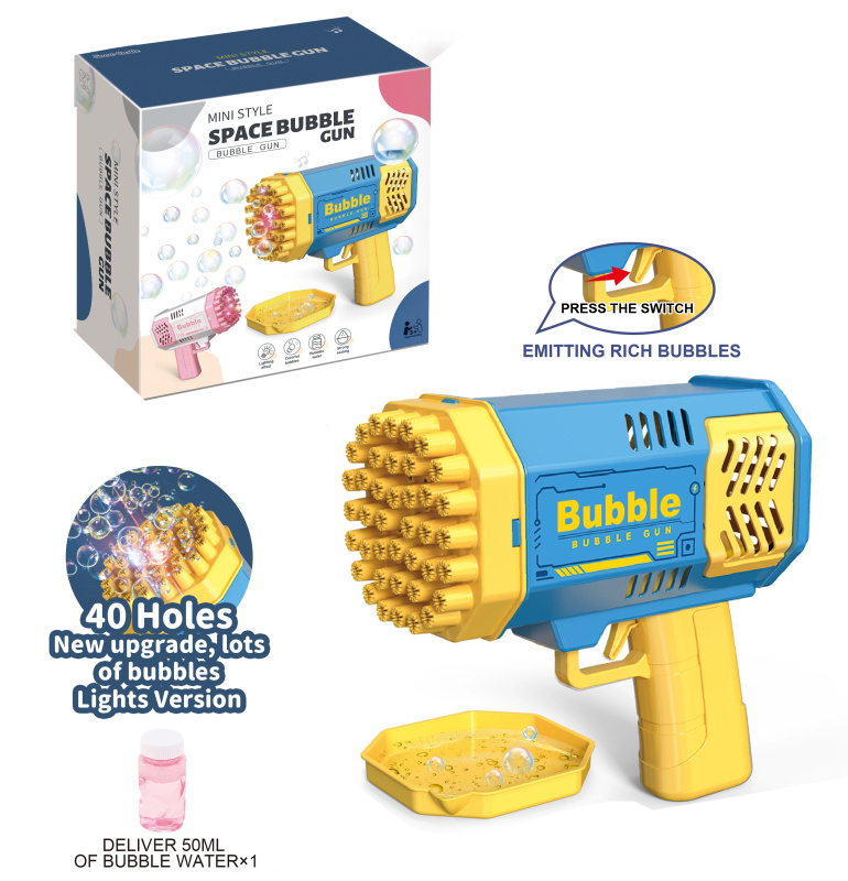 Bublifuková pistole ROCKET s 40 otvory