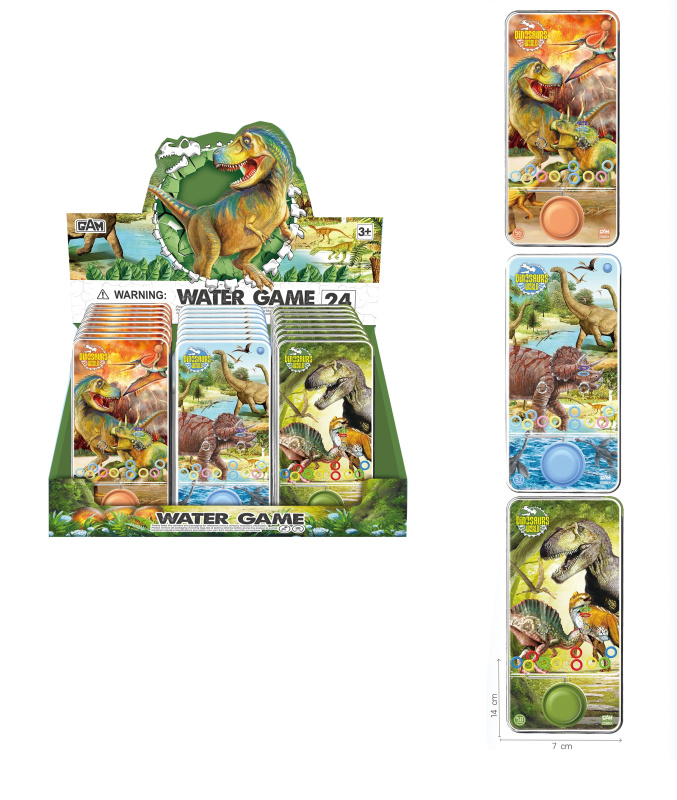 Vodní hra s dinosaury – kapesní hračka pro děti