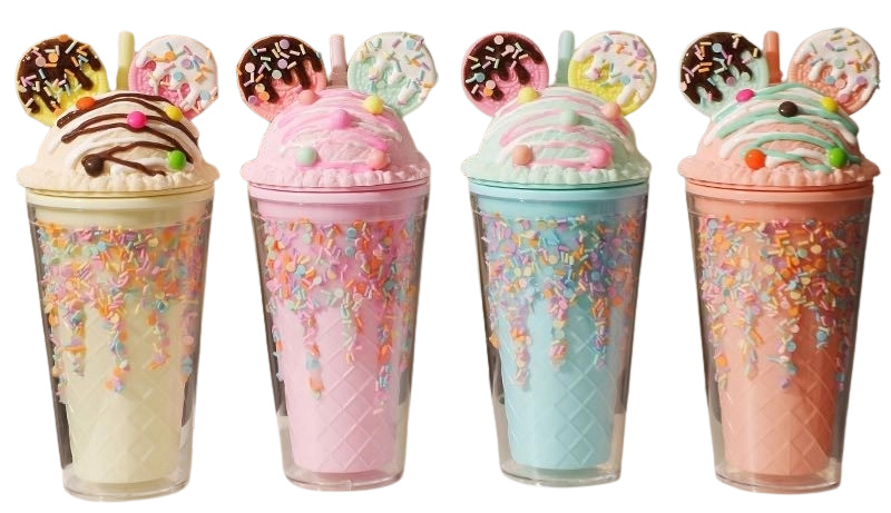 Kelímek s víčkem a brčkem Oreo 480ml - více variant