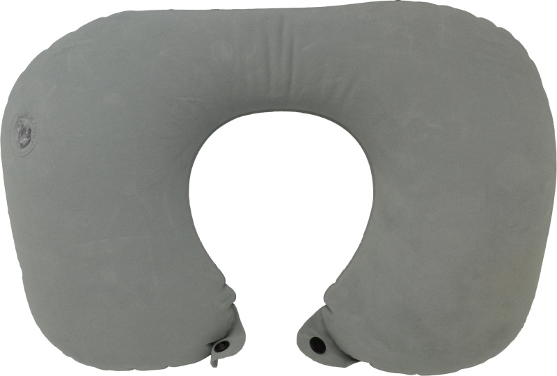 Záhlavník nafukovací vel. 35 cm - šedivý