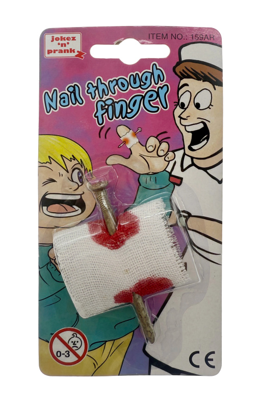 Hřebík skrz prst – kouzelnický trik pro děti