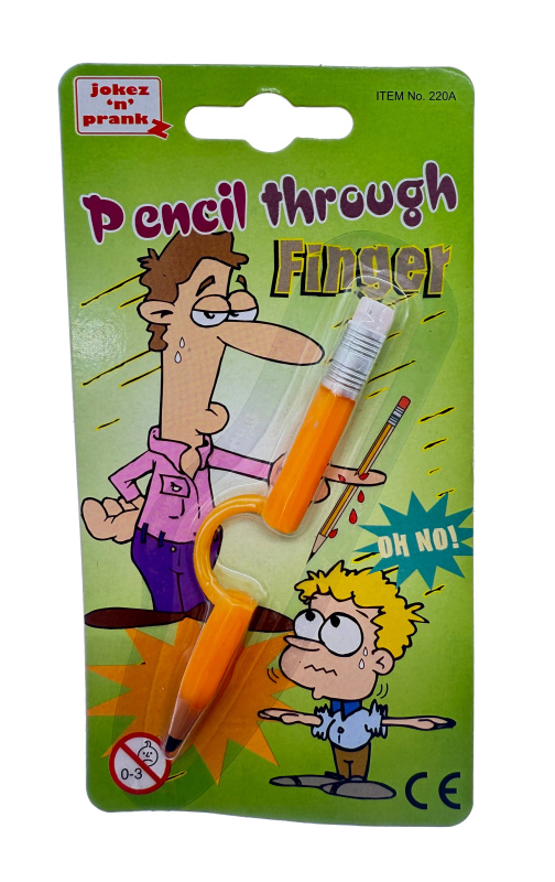 Kouzelná tužka skrz prst pro děti
