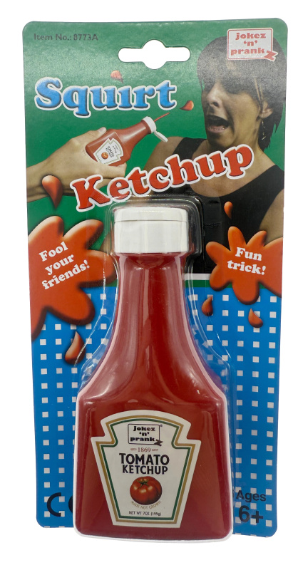 Stříkací kečup v lahvi