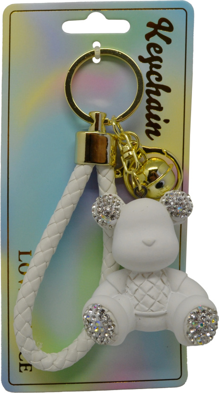Keychain Přívěsek na klíče - Bílý medvídek