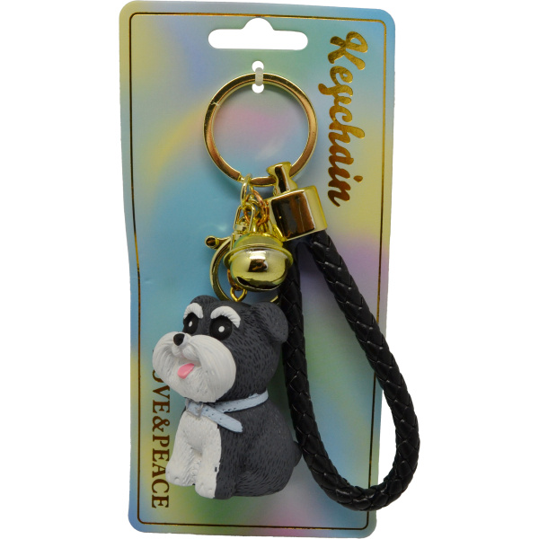 Keychain Přívěsek na klíče - Sedící pes