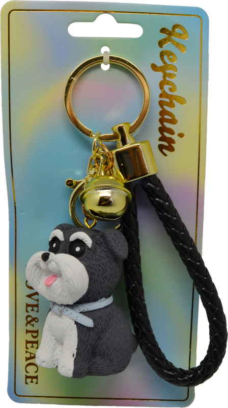 Keychain Přívěsek na klíče - Sedící pes