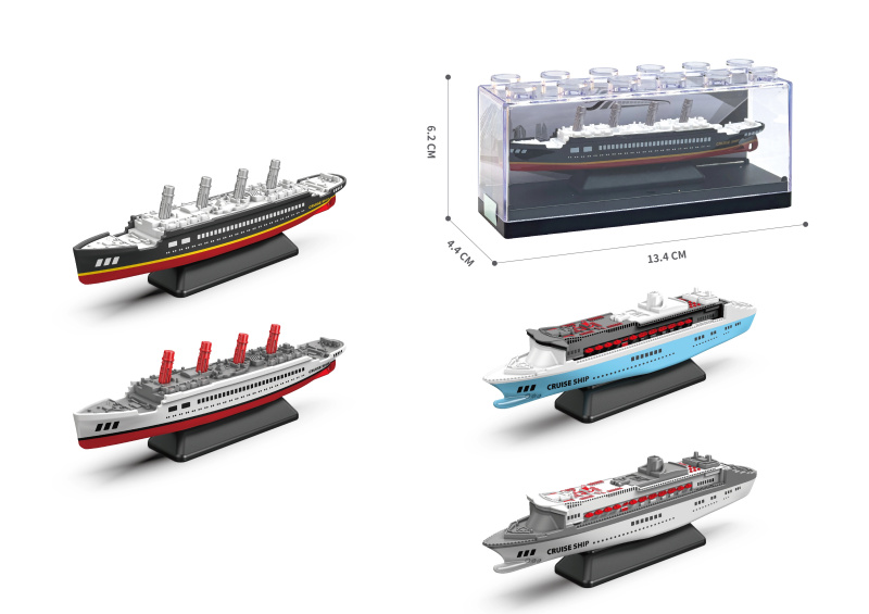Kovový model výletní lodě 1:64 – různé barvy