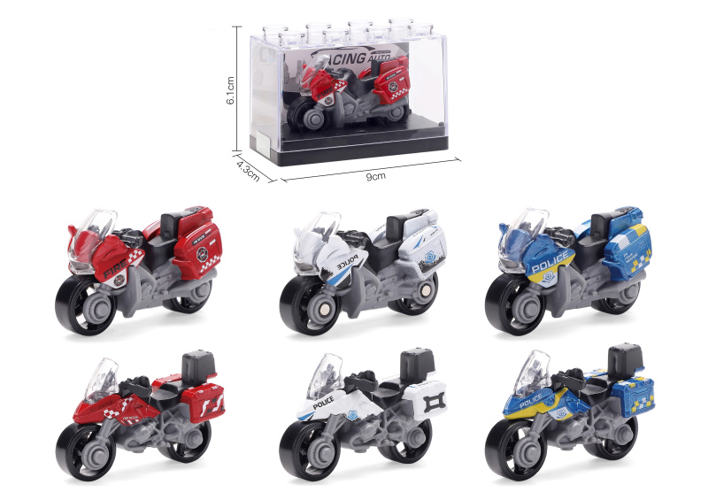 Kovový model motorky 1:64 – více druhů