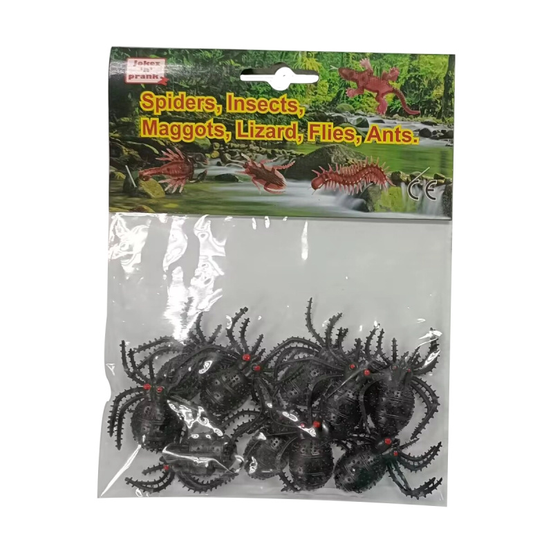 Svítící pavouci do tmy 10 ks