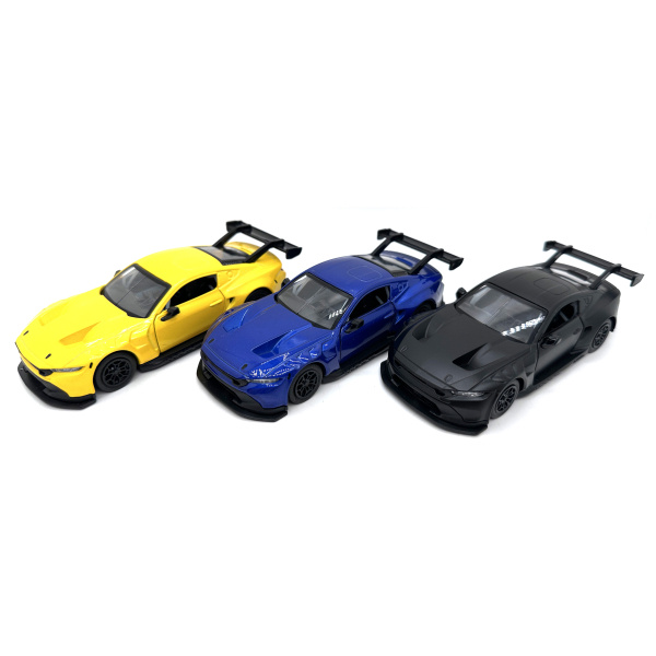 Kovový model - Ford Mustang GT3 (2024) - 3 varianty