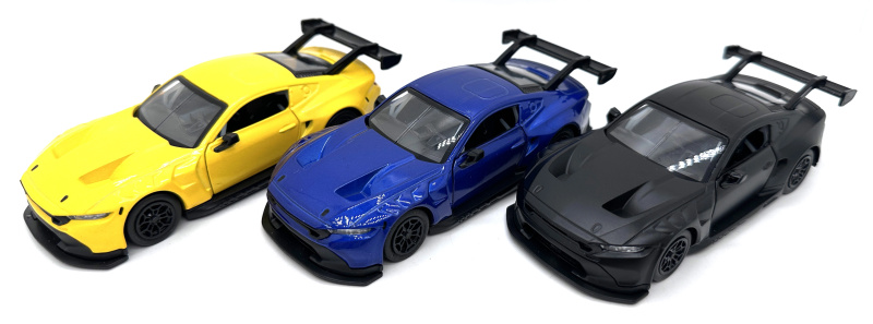 Kovový model - Ford Mustang GT3 (2024) - 3 varianty