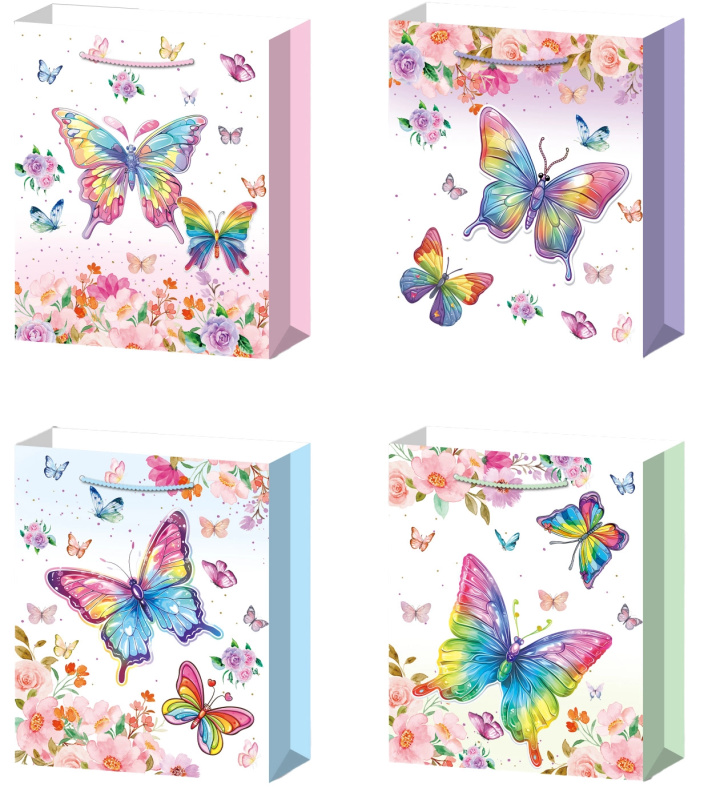 Dárková taška M duhový motýl