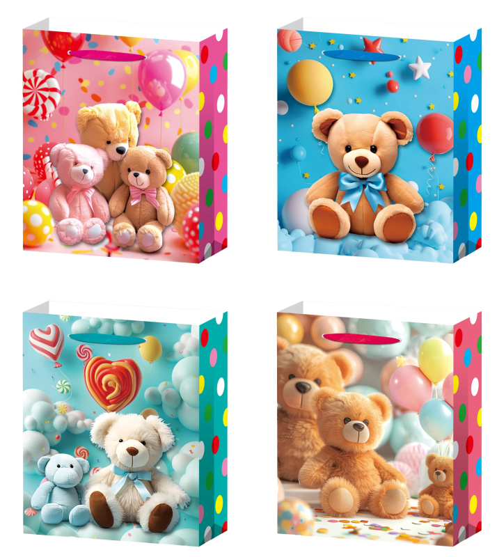 Dárková taška M s motivem medvídka pro nejmenší