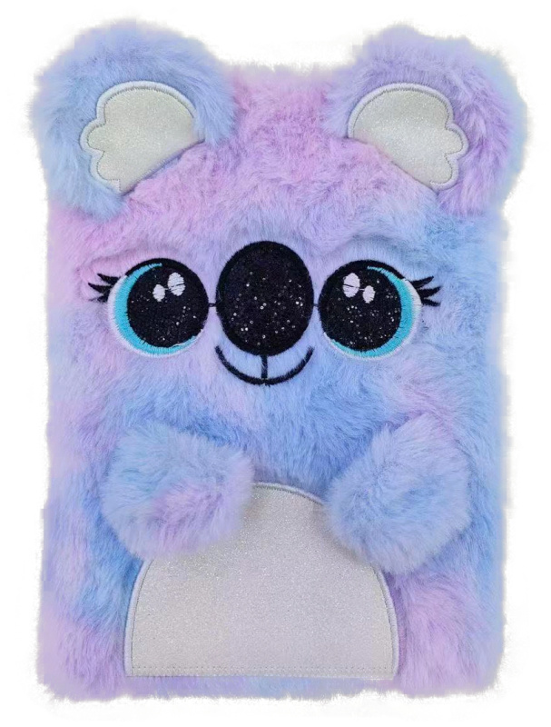 Plyšový deník s koalou a zámečkem