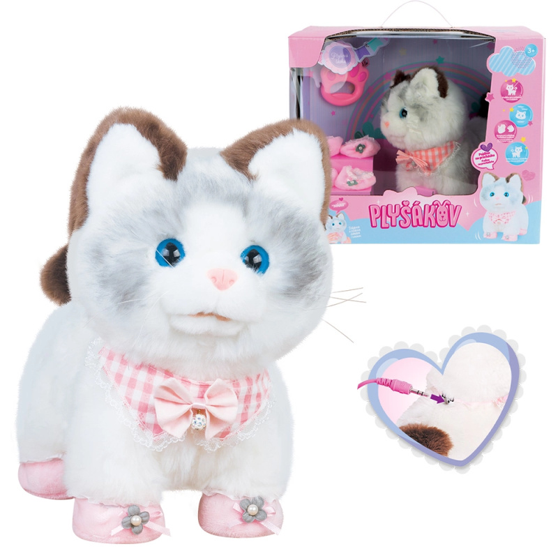 PLYŠÁKOV - Interaktivní kočička Mína