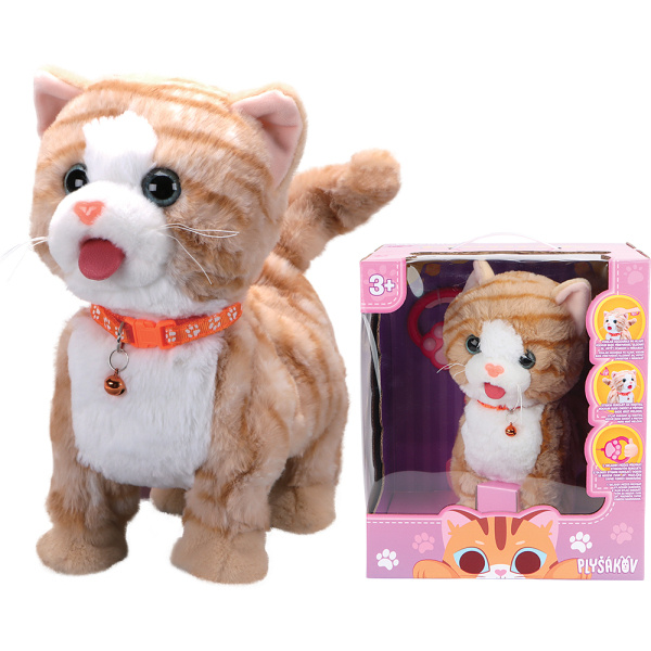 PLYŠÁKOV - Interaktivní kočička Mourek