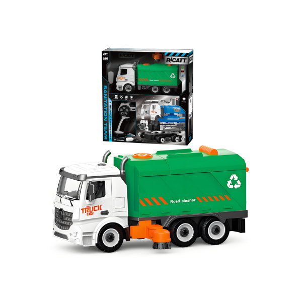 R/C Stavebnice Popelářský vůz 1:18 - 54 dílů