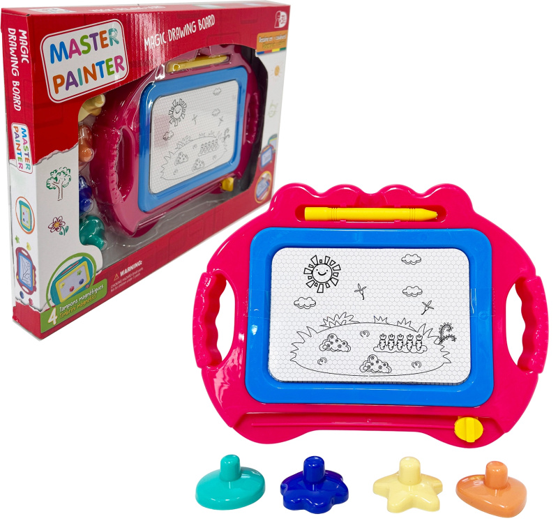 Malá Magnetická kreslící tabule s razítky - více druhů