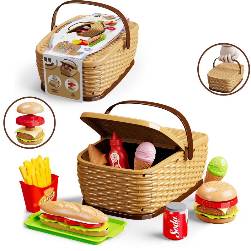 Dětský piknikový košík - Burger set