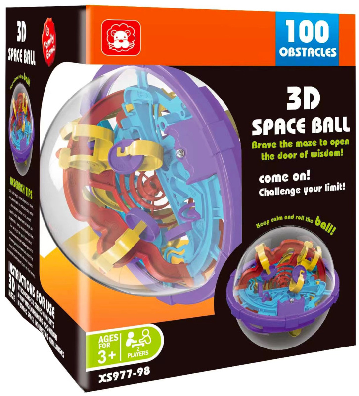 3D Labyrint Vesmír - 100 úrovní