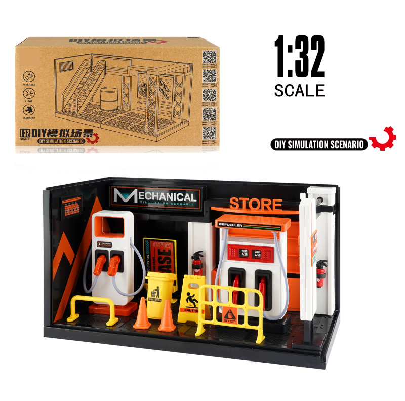 Model čerpací a nabíjecí stanice 1:32 - kovové provedení