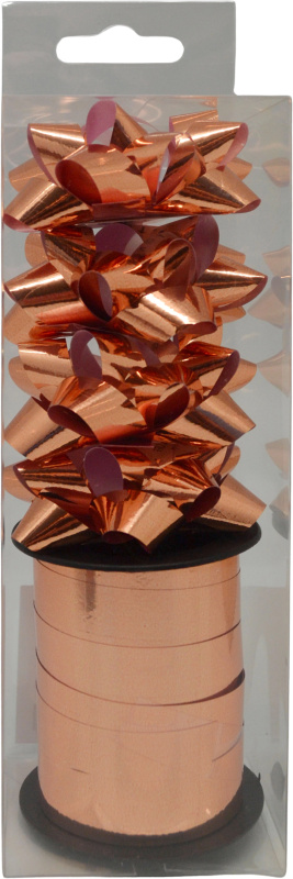 Sada dárkových mašlí růžová se stuhou 10 m (4 ks) SPARKYS