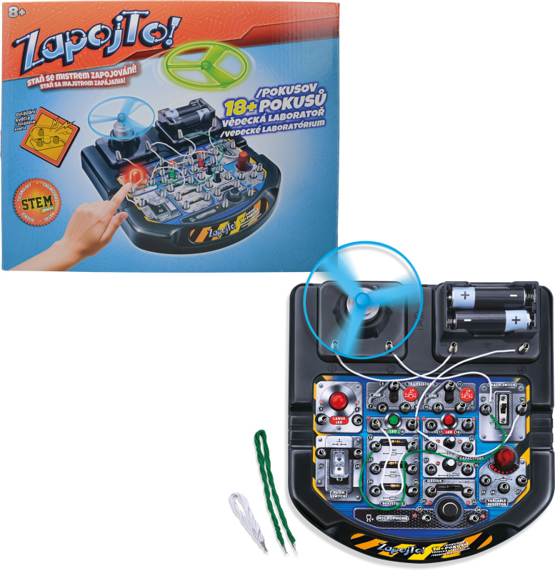 ZAPOJ TO! - Vědecká laboratoř s ventilátorem 18+ pokusů