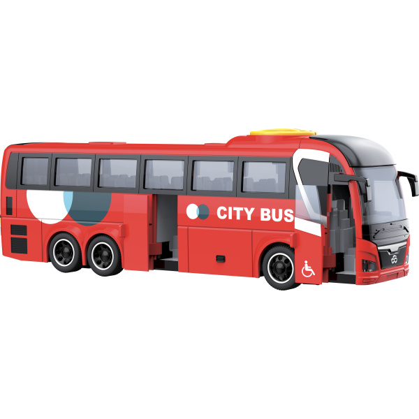CITY SERVICE CAR - Autobus 1:16 -červený