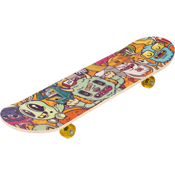 Skateboard 31" Monsters – barevné příšerky