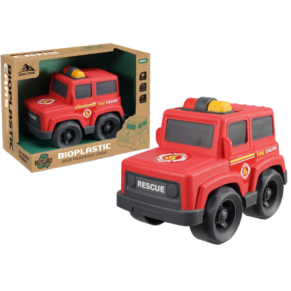 Bioplastové auto - Hasiči 17 cm
