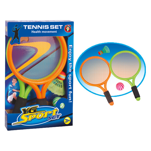 Velký dětský tenisový a badmintonový set 39 cm