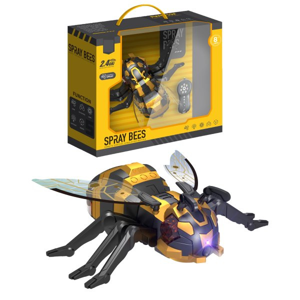 R/C Rrobotická Včela Spray Bees s efektem vodní mlhy, programováním a LED osvětlením