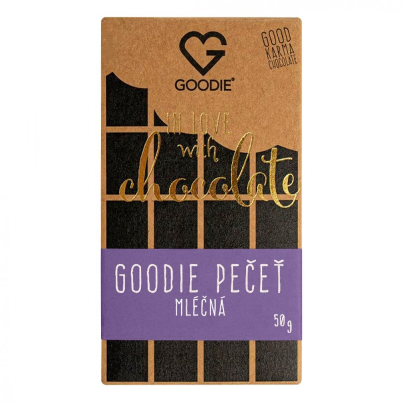 GOODIE ČOKOLÁDA - Goodie pečeť - Mléčná, 50g
