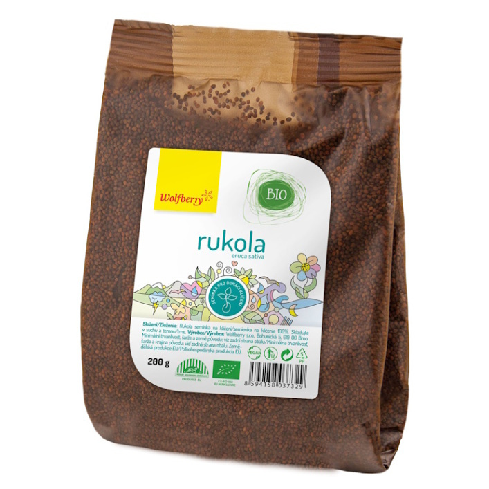 WOLFBERRY Rukola semínka na klíčení BIO 200 g