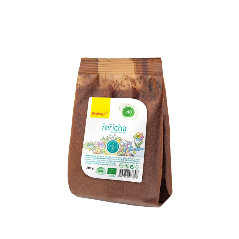 Wolfberry Řeřicha BIO semínka na klíčení 200 g